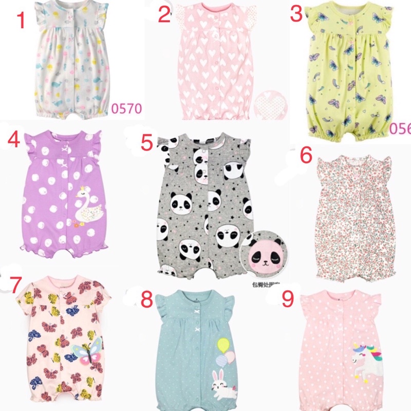 Body đùi romper xuất dư xịn chất cotton cho bé gái (link 2)