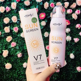 XỊT CHỐNG NẮNG V7 SUN SCREEN SPF 50