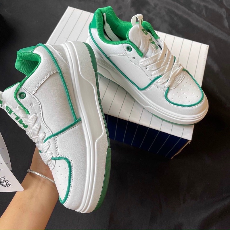 Giày thể thao MLB chunky NY liner new york off white xanh, đen, Giày mlb đế cao 2022 cực chất hot trend FullBoxBill