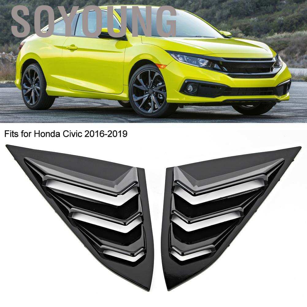 Vỏ lỗ thông gió cửa sổ bên xe hơi phía sau dành cho Honda Civic 2016-2019