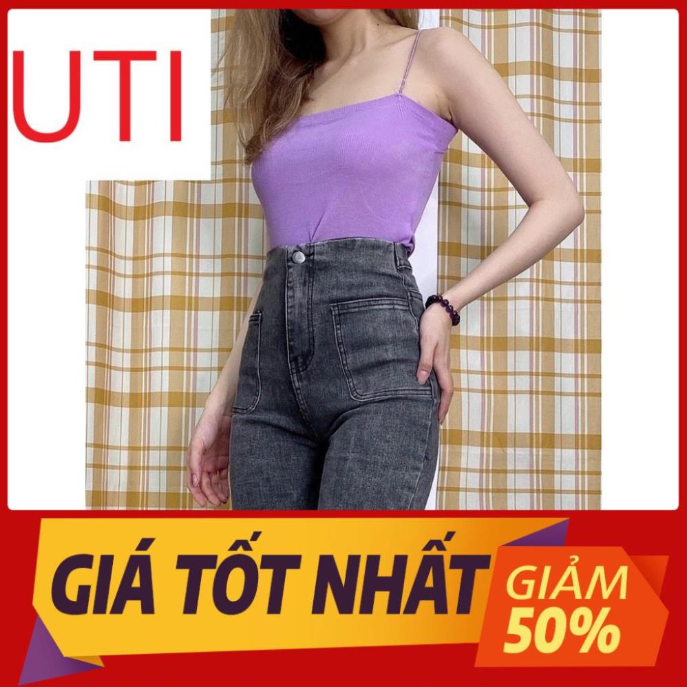 QUẦN JEAN NGỐ LỮNG NỮ CO GIÃN TỐT CAO CẤP UTI 2 TÚI TRƯỚC SIÊU HOT-NL12308 !