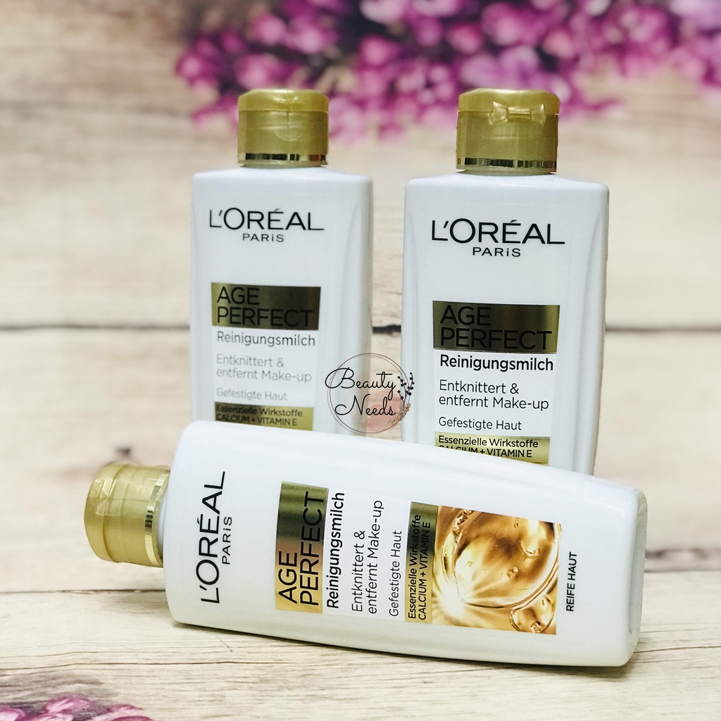 SỮA RỬA MẶT LOREAL AGE PERFECT DẠNG SỮA GIÚP CĂNG MỊN DA- 200ml