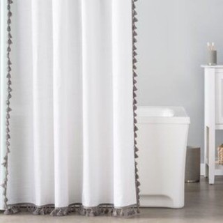 rèm vải canvas ❤️FREESHIP❤️ mỏng màu trắng ngà