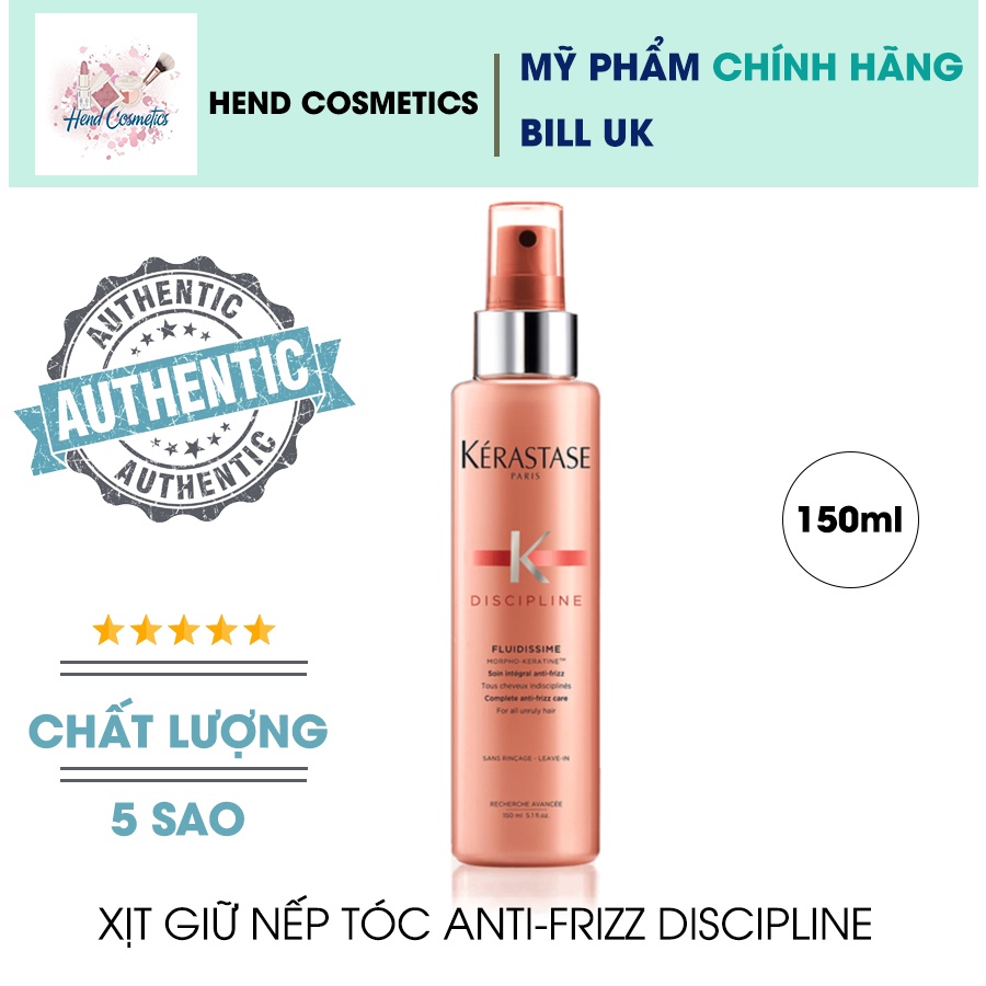 Xịt giữ tóc vào nếp giúp tóc suôn mượt Kerastase Discipline 150ml