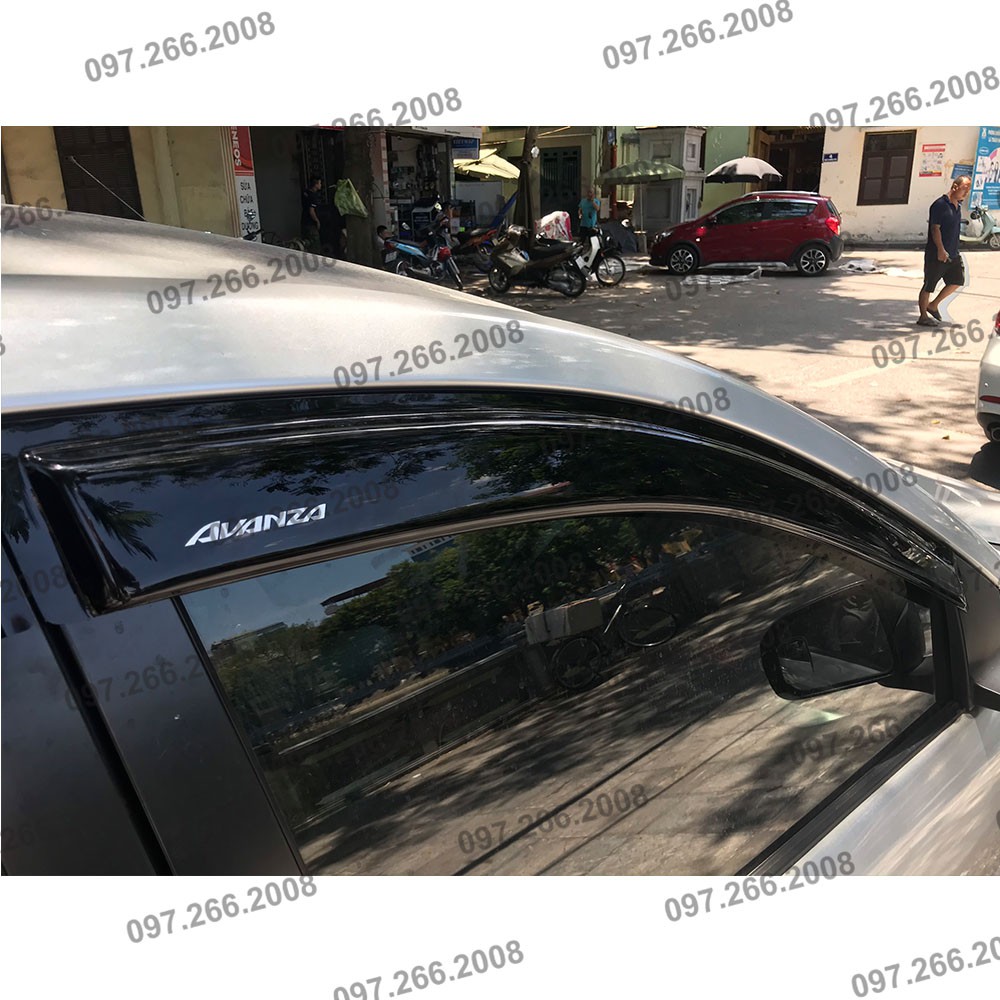 Vè Che Mưa Xe Toyota Avanza 2019-2020, Nhựa đen cao cấp