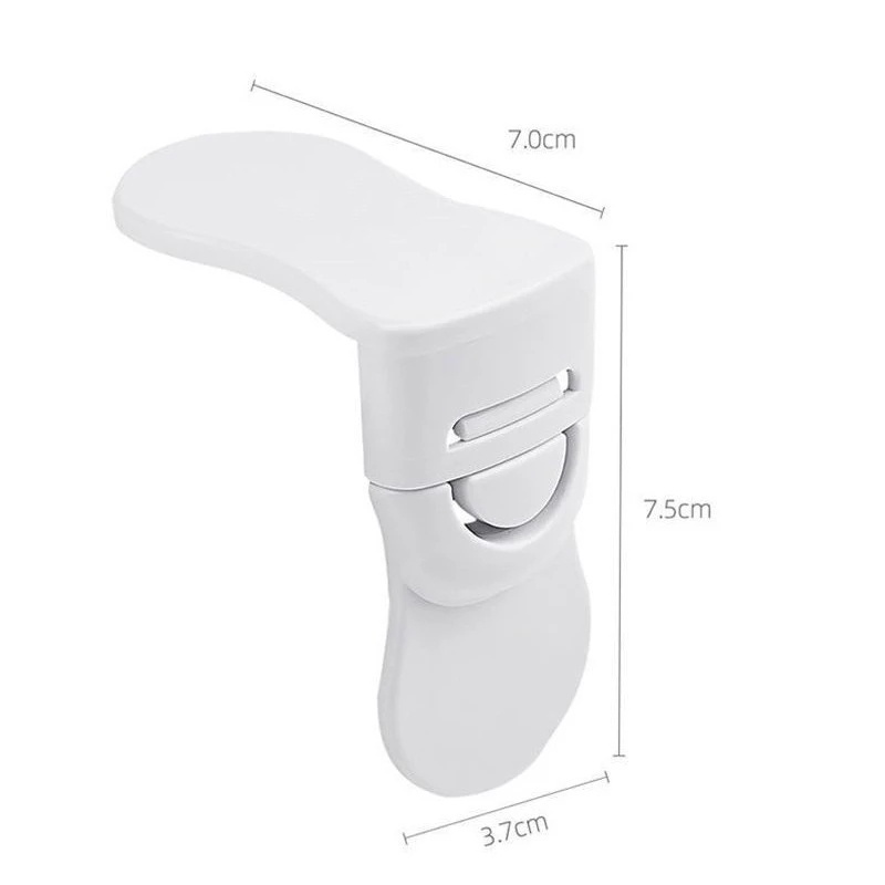 1 Chốt Khóa Cửa Tủ Lạnh / Ngăn Kéo Tủ Lạnh Chống Kẹt Tay An Toàn Cho Bé
