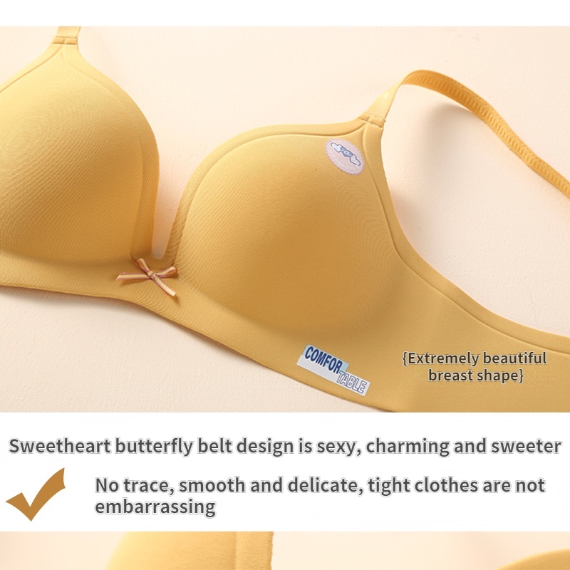 Áo Ngực Không Gọng Không Đường May Thoải Mái Và Thoáng Khí Cho Nữ