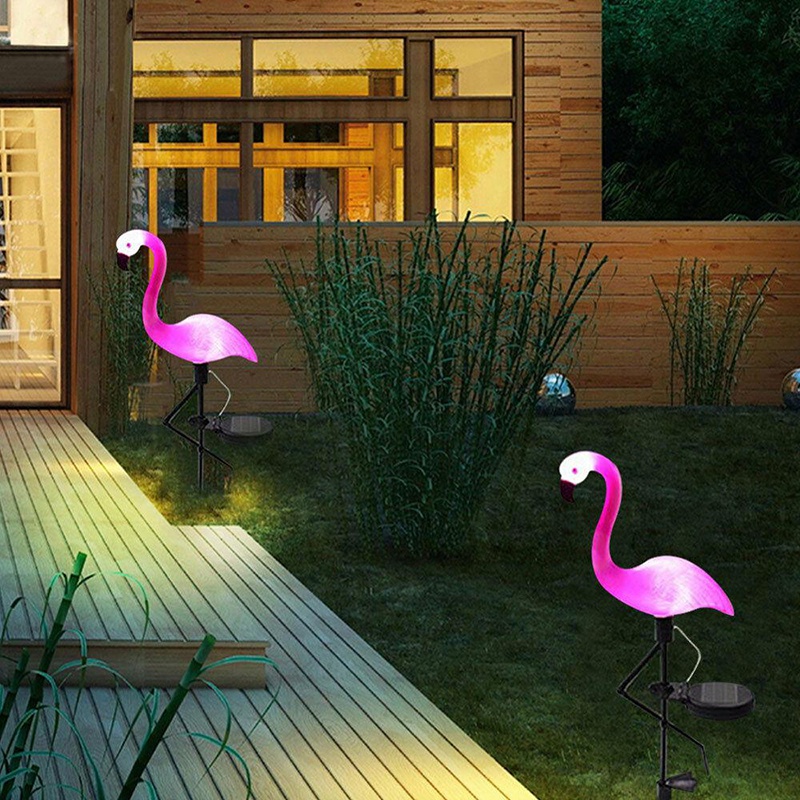 Đèn Led Hồng Hạc Chống Nước Trang Trí Sân Vườn Sử Dụng Năng Lượng Mặt Trời SJHY0320 MM