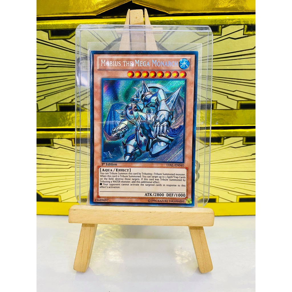 [ Dưa Hấu Yugioh ] Lá bài thẻ bài Mobius the Mega Monarch - Secret Rare - Tặng bọc bài nhựa bảo quản