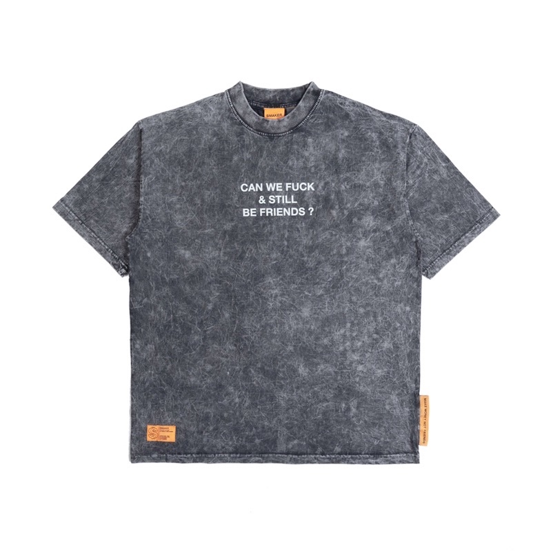 Áo Thun F*** 1.0 WAHS XÁM SMAKER Chất liệu cotton phong cách unisex