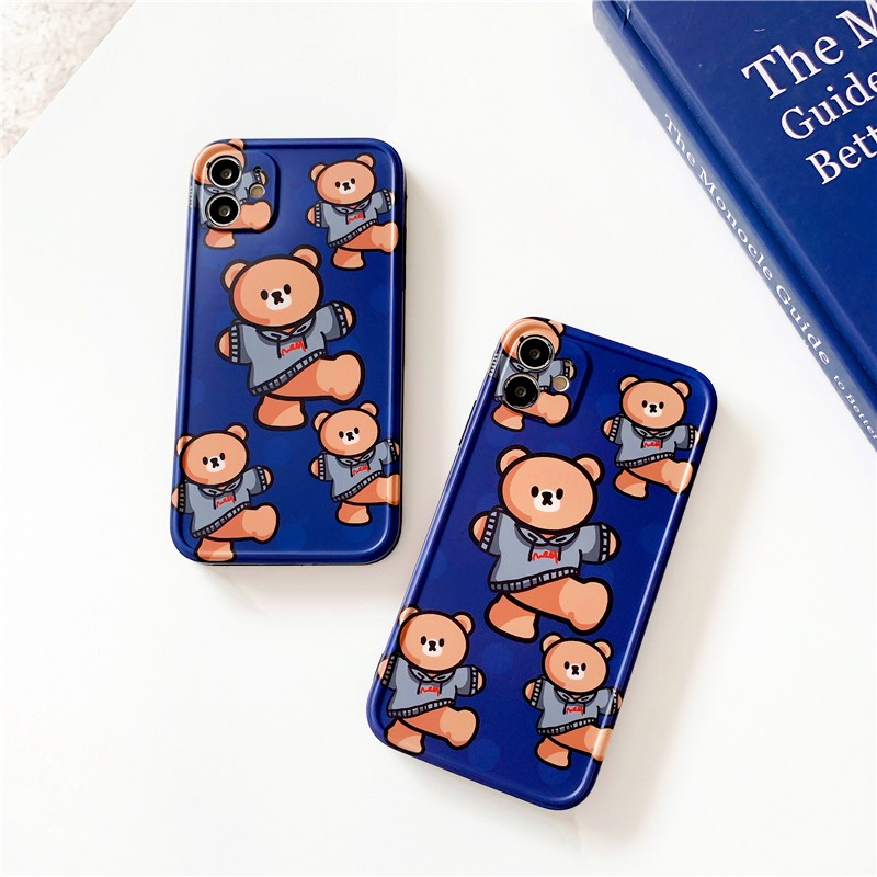 Ốp lưng iphone Kick Bear IMD dày dặn viền nổi 5/5s/6/6plus/6s/6splus/7/7plus/8/8plus/x/xr/xs/11/12/pro/max/plus/promax | BigBuy360 - bigbuy360.vn