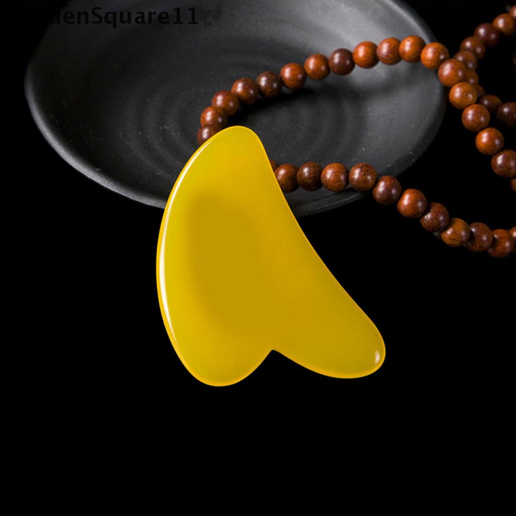 [Goldsquare11] Đĩa Cạo Đá Ngọc Bích Tự Nhiên Mát Xa Mặt