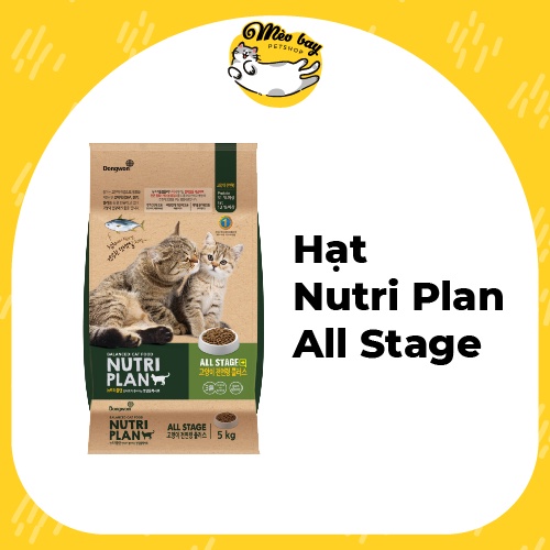 Hạt thức ăn cho mèo Nutri Plan All Stage cho mèo mọi lứa tuổi