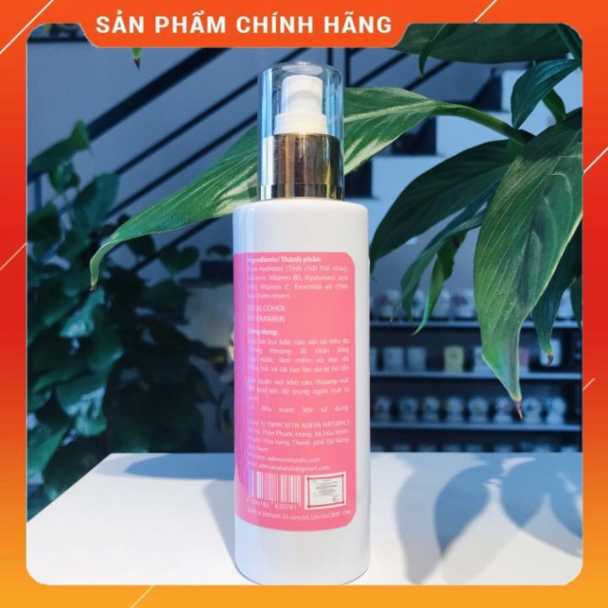 Nước cân bằng da ⚡FREESHIP⚡Xịt khoáng Trái nhàu không cồn, cấp nước cho da căng mọng - 230 ml - Adeva Noni