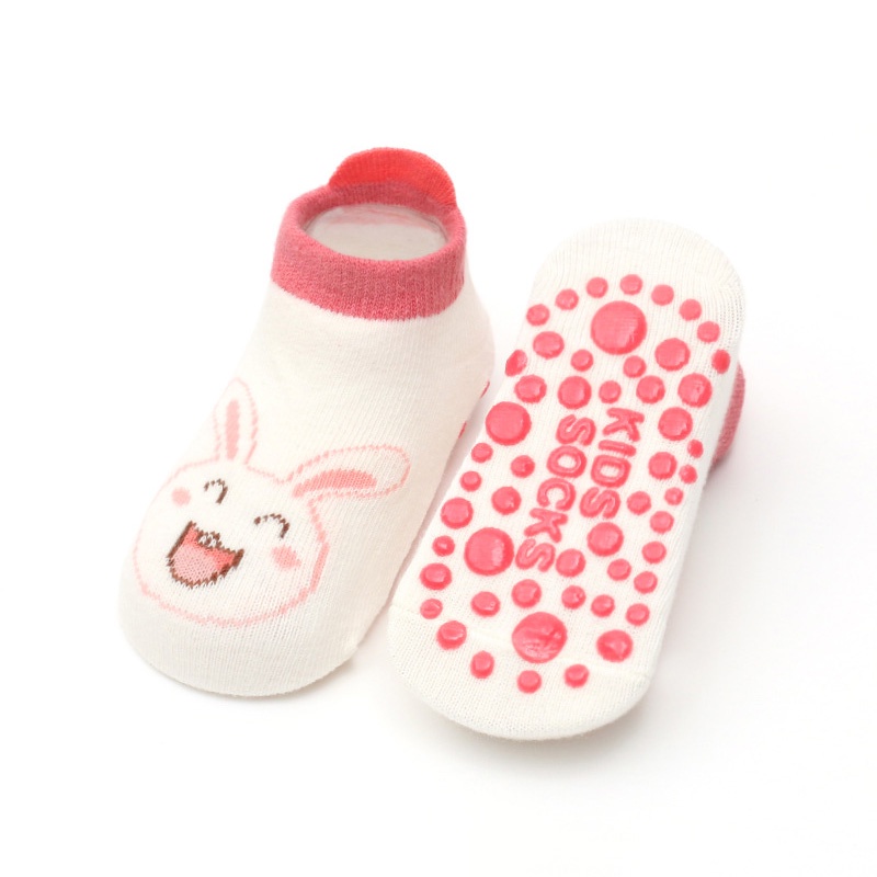 Vớ Cotton Chống Trượt In Hình Động Vật Dễ Thương Cho Bé