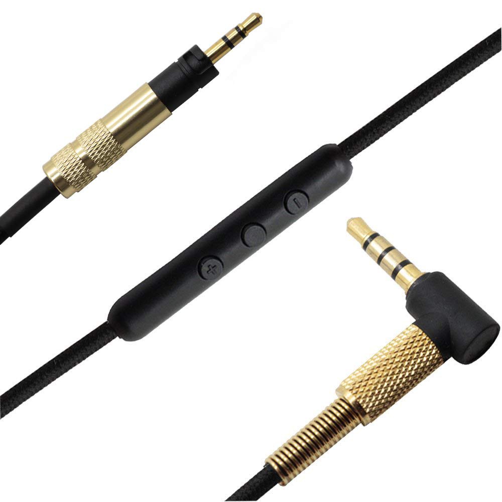 Cáp Âm Thanh AUX Cho Sennheiser Momentum 4.0 2.0 3.0 1.0 / HD4.40BT / HD4.50BT / HD4.30i / HD4.30G Dây Thay Thế Tai Nghe Có Mic 3.5mm Đến 2.5mm