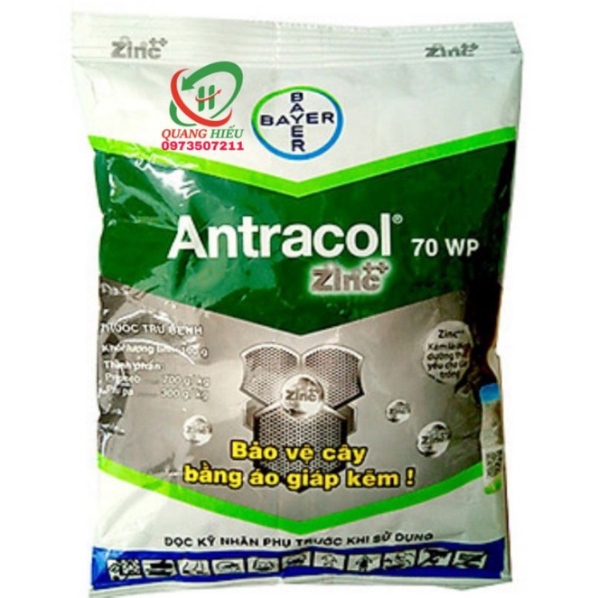 Antracol 70wp dạng Cốm gói 50g - Thuốc Trừ Bệnh Tạo bộ giáp Kẽm Bảo Vệ Cây kháng khuẩn, ngừa bệnh