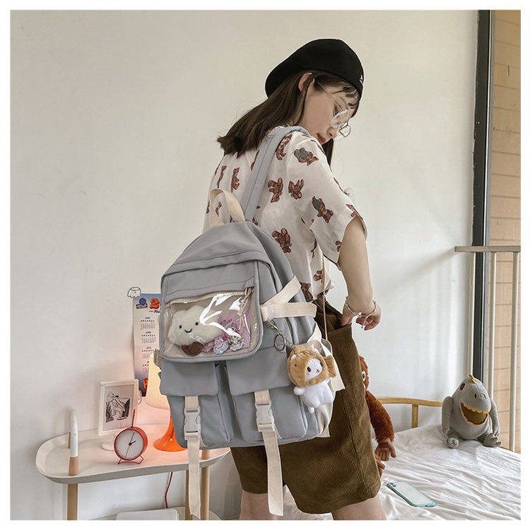 Balo đi học ulzzang nam nữ thời trang hàn quốc