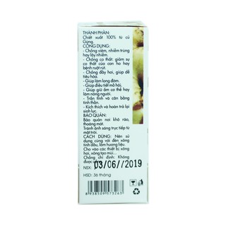 Tinh dầu Gừng 20ml