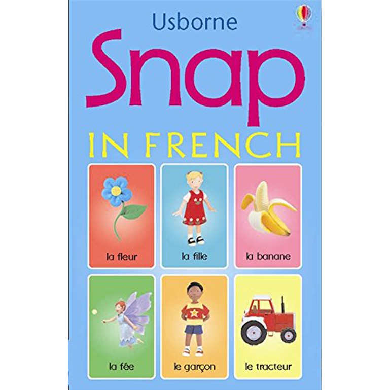 Sách: Học từ mới song ngữ Anh - Pháp Snap Cards In French