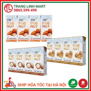 Sữa Hạt Macca / óc chó/ hạnh nhân TH true NUT 180 ml