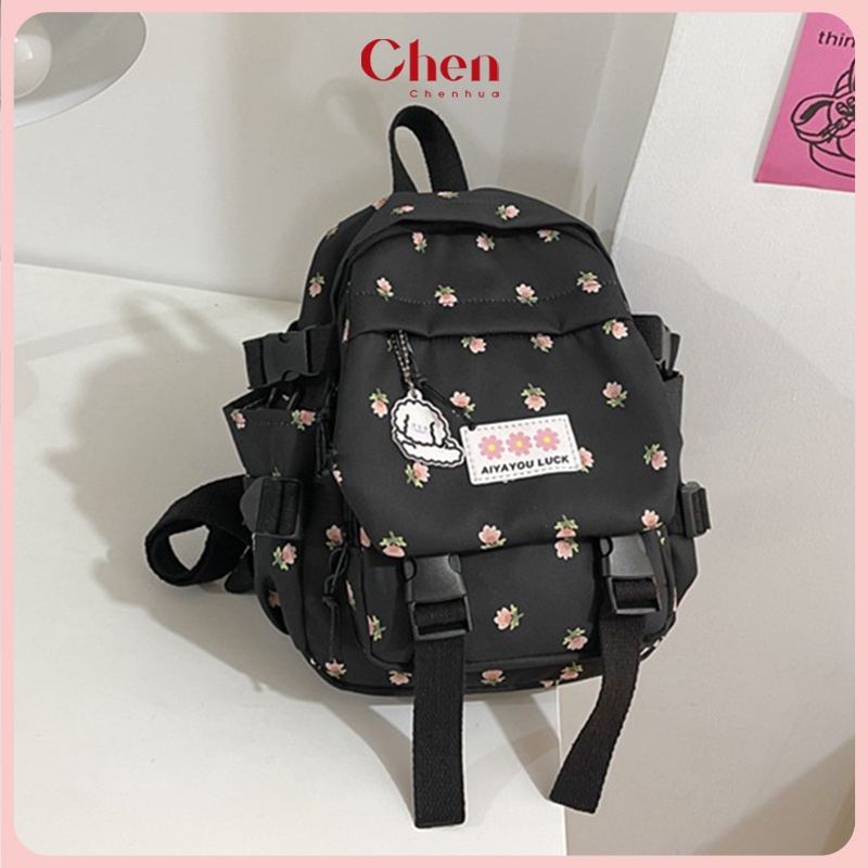 Balo nữ thời trang ChenHua balo đi học đi chơi ulzzang hàn quốc chất vải oxford chống nước đẹp BL55