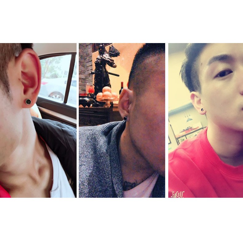 Khuyên Tai Bạc 925 Kiểu Dáng Đơn Giản Thời Trang Dành Cho Nam