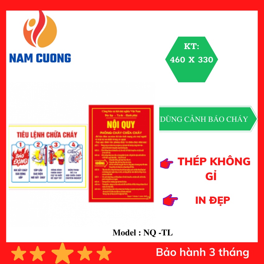 Bảng nội quy, tiêu lệnh , cấm lửa, cấm thuốc PCCC , bảng nội quy tiêu lệnh phòng cháy chữa cháy.