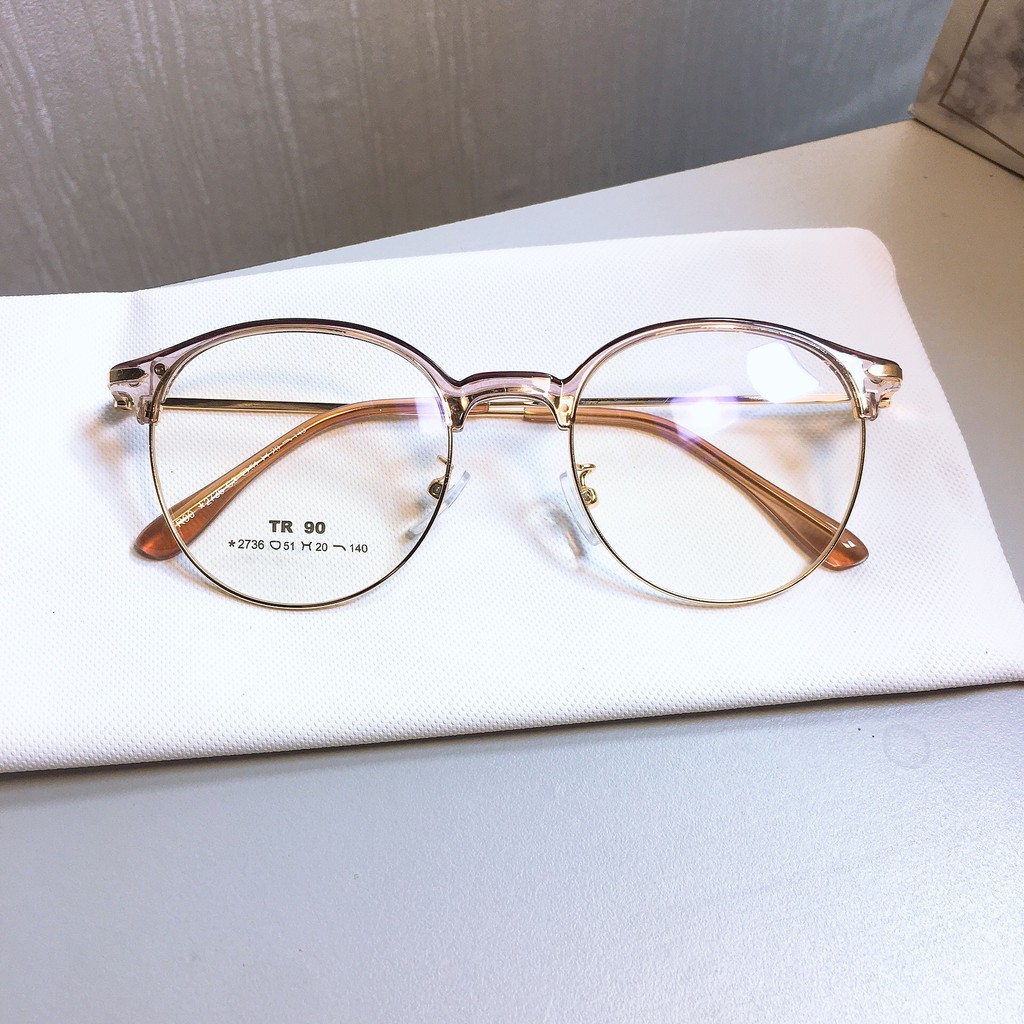 [Mã SKAMCLU7 giảm 10% cho đơn từ 0Đ] Gọng kính tròn 2736 nhận cắt cận viễn loạn | BigBuy360 - bigbuy360.vn