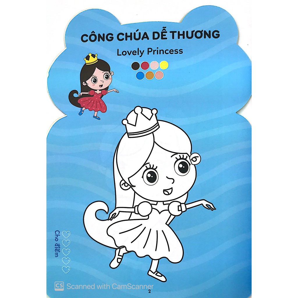 Sách - Tô Màu Hoàng Tử Ếch - Nhiều lựa chọn