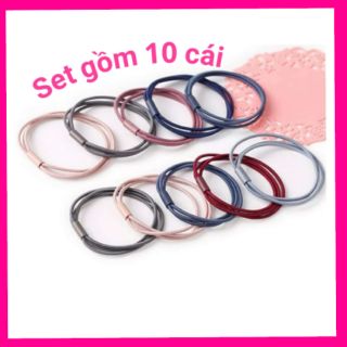 Set cột tóc gồm 10 cái bán lẻ giá sỉ