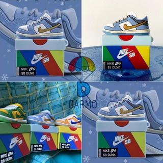 (Order) Case bảo vệ Airpods Pro/1/2 hộp giày thể thao xanh da trời pastel sneakers SB dunk N I K E cầu vồng 7 màu mẫu 3