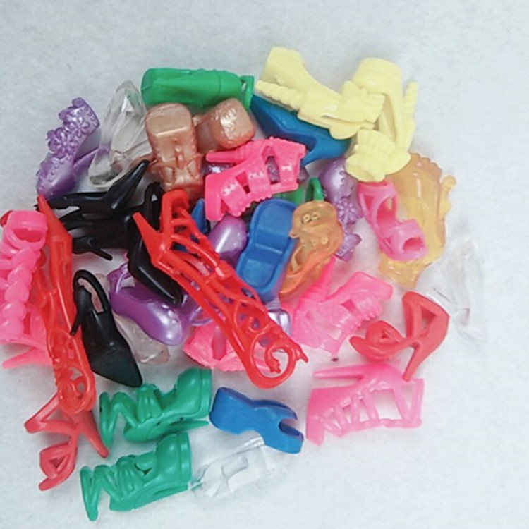 10 đôi giày/ 1 gói, giày búp bê phong cách cho bé,phụ kiện búp bê cho trẻ em