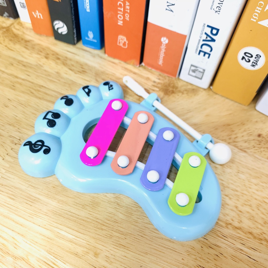Đồ Chơi Nhạc Cụ Đàn Xylophone Màu Sắc Bắt Mắt Ngộ Nghĩnh Giúp Bé Phát Triển Thính Giác