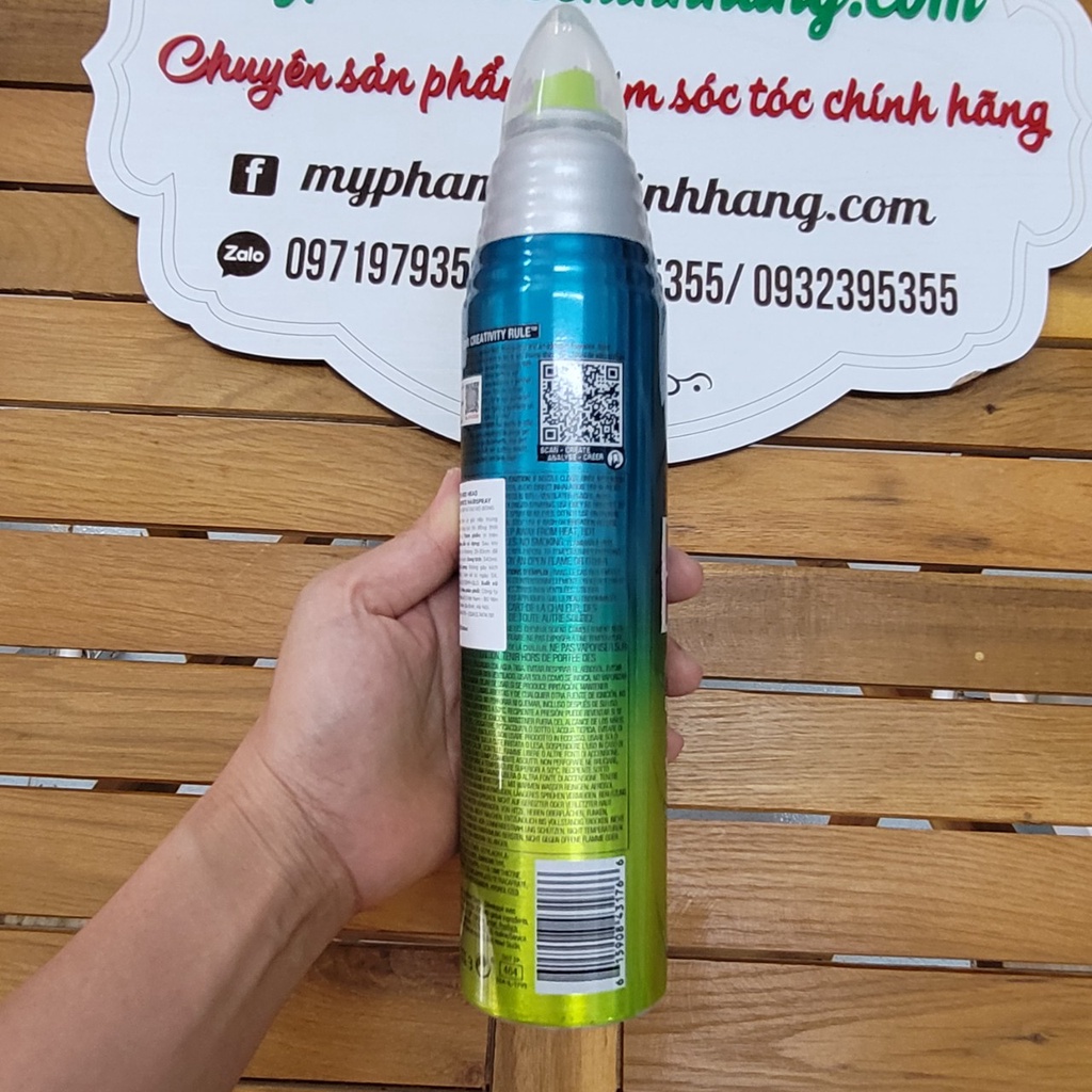 [MẪU MỚI NHẤT] GÔM XỊT GIỮ NẾP TẠO PHỒNG TIGI BEDHEAD MASTERPIECE HAIRSPRAY 340ML