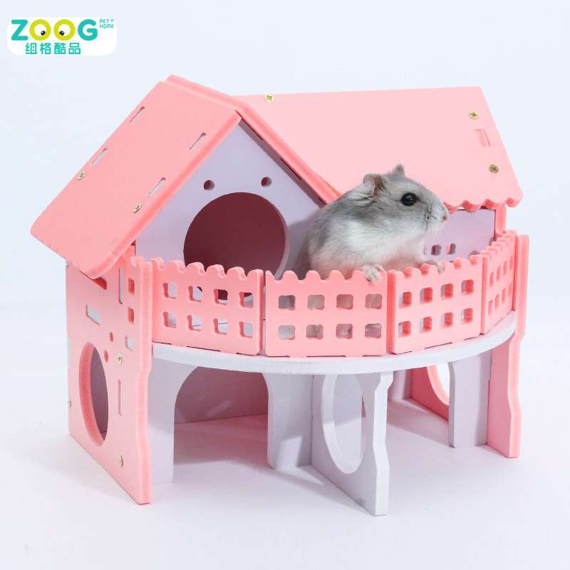 Giường Ngủ Bằng Gỗ Nhiều Màu Sắc Cho Chuột Hamster | BigBuy360 - bigbuy360.vn