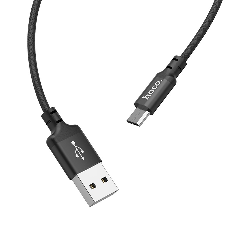 Cáp sạc nhanh Android Hoco X14 Micro dây dù chống đứt dài 1M