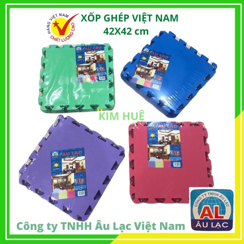 Thảm xốp Âu Lạc 42x42 (1 bộ 9 tấm) giảm 40k ship toàn quốc