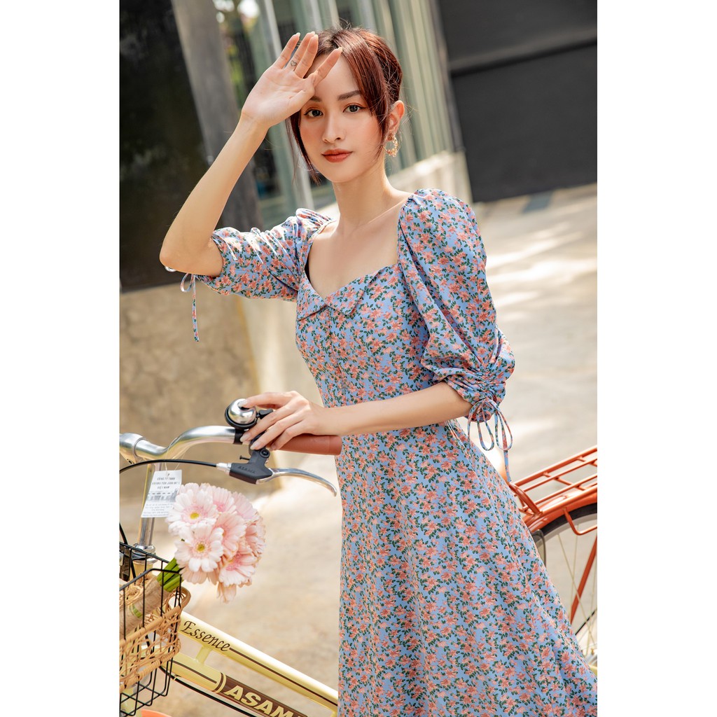 OLV - Đầm Lucia Square Neck Dress