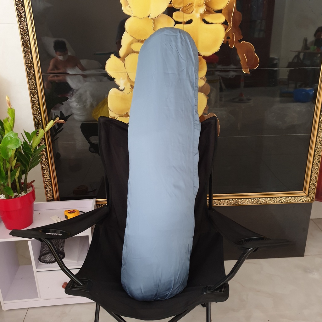 Vỏ Gối Ôm Lụa Tencel Cao Cấp 35x100 cm Sang Xịn Mịn Mát - Êm Ái Ngủ Ngon - Màu Ngẫu Nhiên