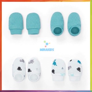 Set bao tay và tất chân có cổ lullaby