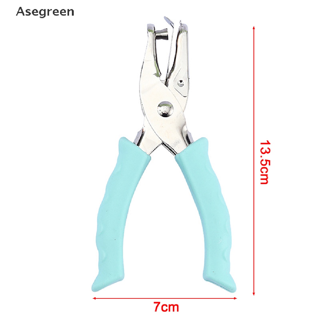 Dụng Cụ Đục Lỗ Giấy Cầm Tay Bằng Kim Loại Hình Tròn 6MM