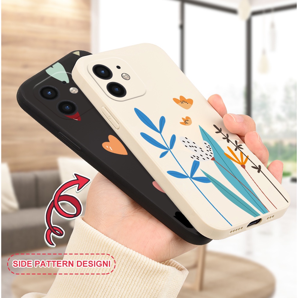 Ốp Điện Thoại Mềm Hình Hoa Cho IPhone SE3 2020 13 Pro Max 12 Pro Max 11 Pro Max X Xs Max Xr 6P 7P 8P 6 7 8 SE 2020