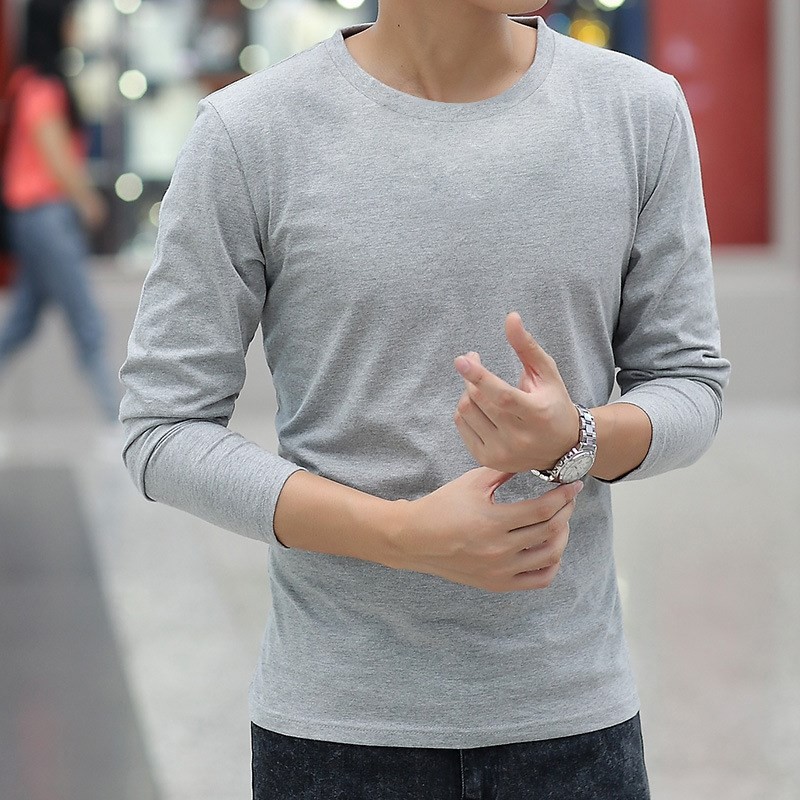 Áo thun nam dài tay cổ tròn giữ nhiệt nam chuẩn thiết kế hàn quốc, cực tôn dáng, lịch sự, trẻ trung(ACTD) | BigBuy360 - bigbuy360.vn