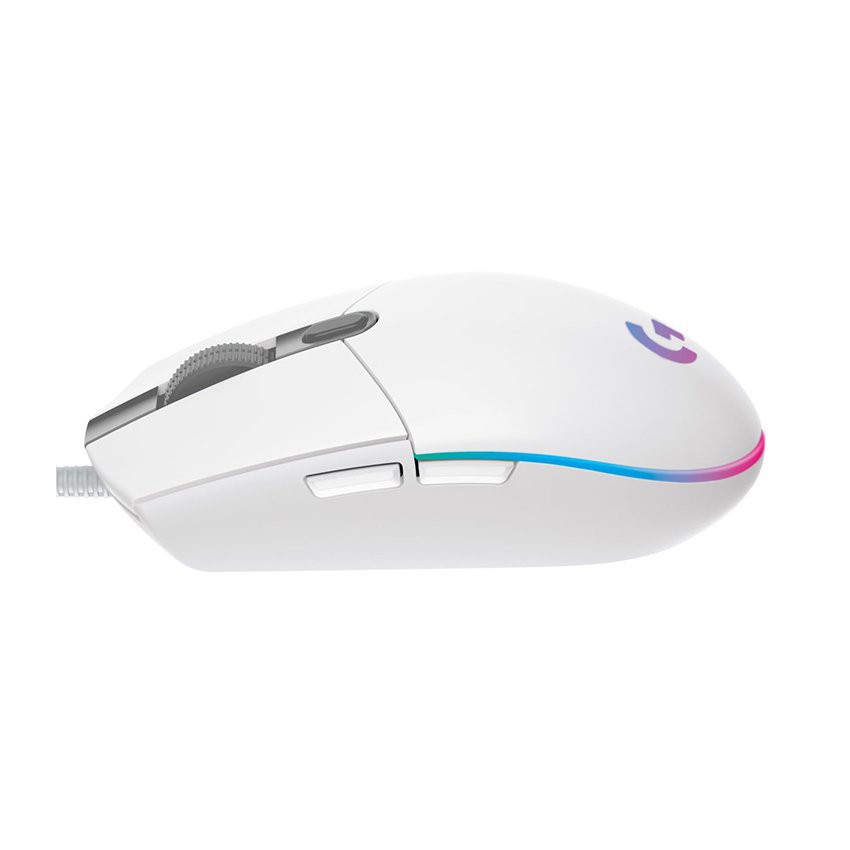 [CHÍNH HÃNG] Chuột chơi game Logitech có dây G102 Gen2 White (USB/RGB/Trắng)-chuột nữ tính