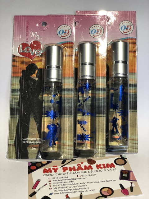 Nước hoa MyLove xanh 12ml