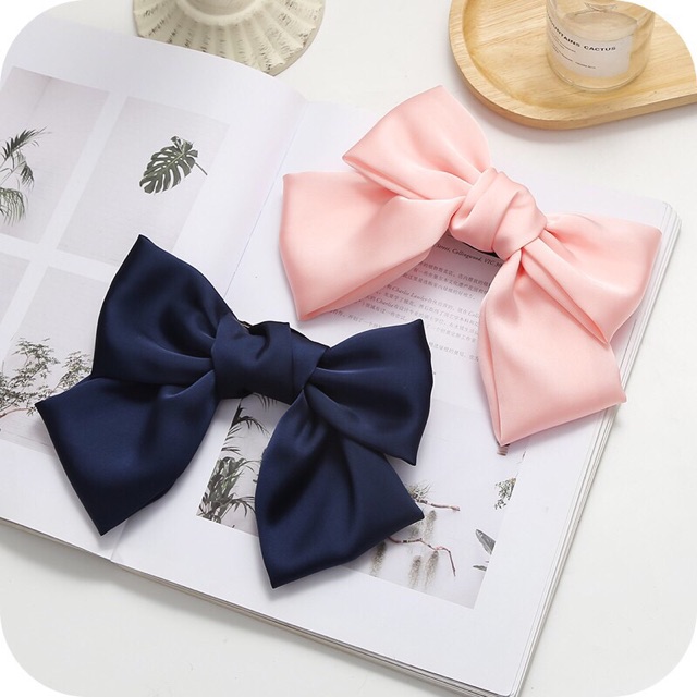 [Mã FAMARAL1 giảm 10K đơn 50K]Kẹp nơ lụa