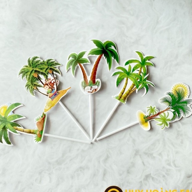 Combo 5 set cắm trang trí bánh kem, bánh sinh nhật
