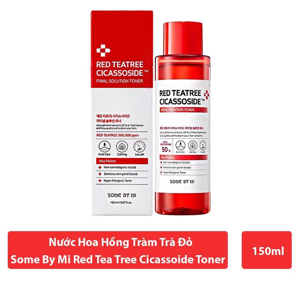 Toner chiết xuất từ cây tràm trà đỏ SomeByMi Red Teatree Cicassoside Final Solution Toner 150ml