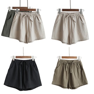 Quần Short Nữ Lưng Cao Thời Trang Hàn